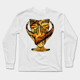 Goddess Vase Gold Long Sleeve T-Shirt